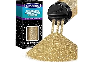 LEOBRO Extra Fine Glitter Powder for Crafts