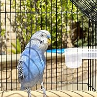 Vista 2 de Alimentador de pájaros, bebedor automático para pájaros, 10 alimentadores de agua de plástico, bebedero de palomas de pollo, botella de soda