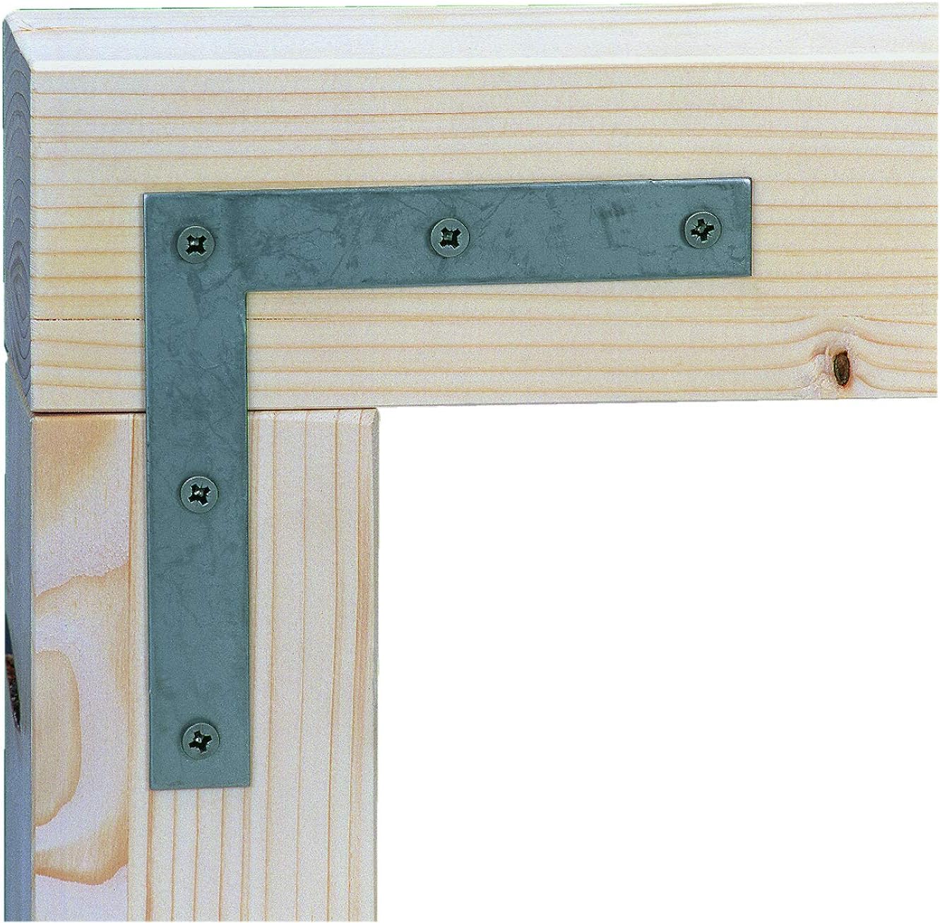 Corner Brackets Large Pack Sendzimir-Galvanised 120 x 120 x 20 mm / 12 STK, Sendzimirverzinkt - Image 4