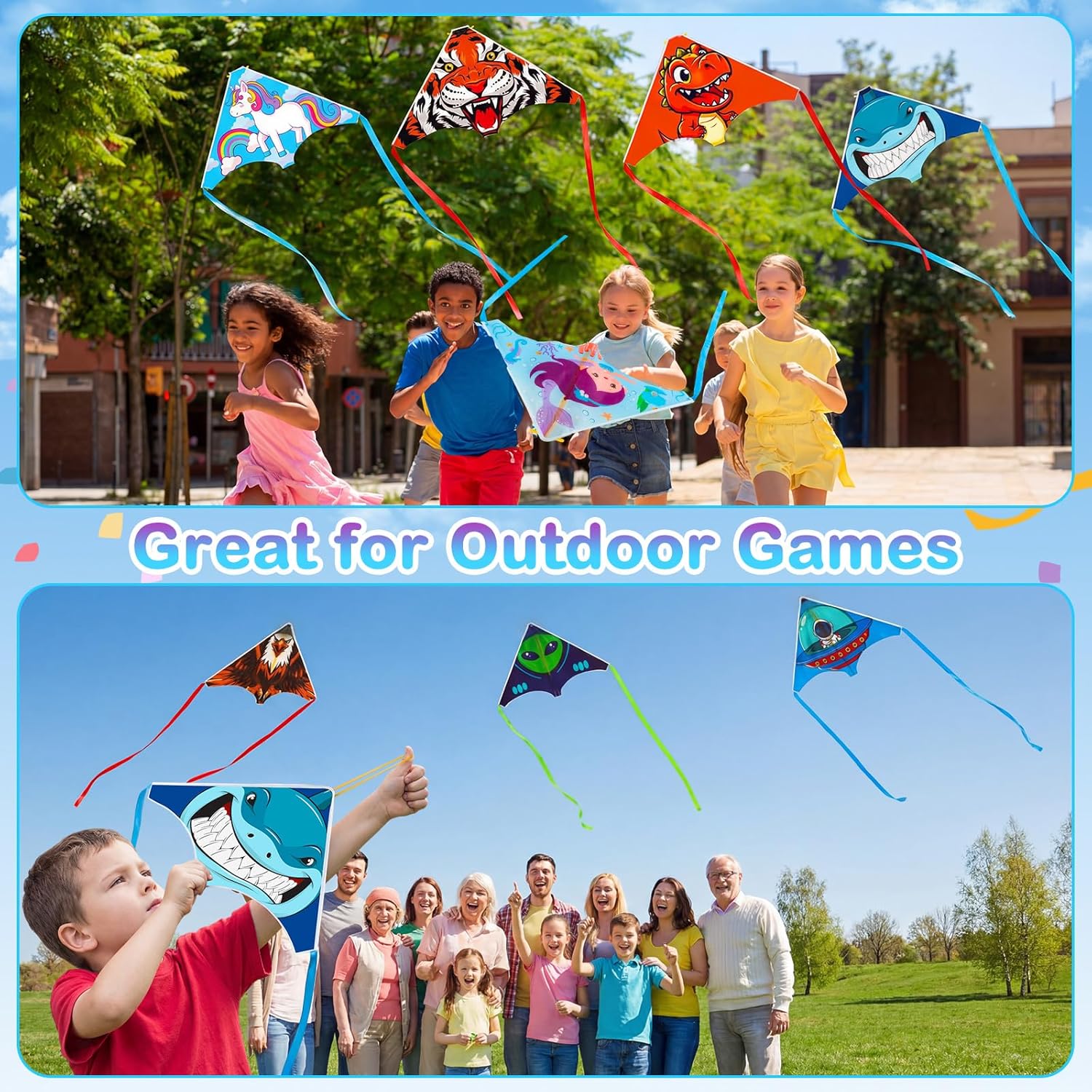 Libima 12 Pack Mini Kites for Kids Ages 3-12, Slingshot Finger Launcher Kites Easy to Fly, Outdoor Toys Beach Games Party Favors, Treasure Box Toys Classroom Prizes for Boys Girls Bulk