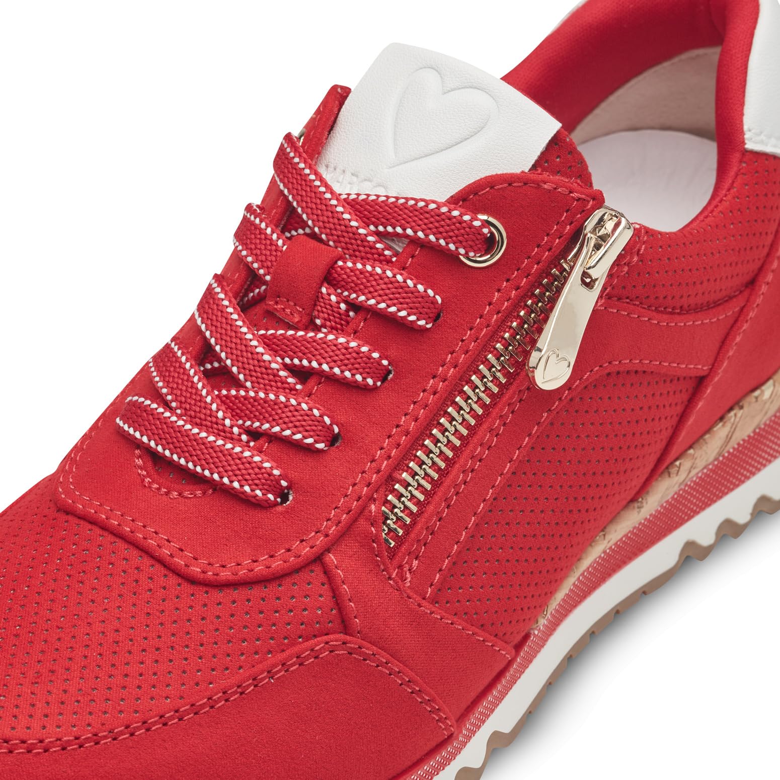 Marco Tozzi Damen Sneaker flach mit Reißverschluss Vegan – Bild 2