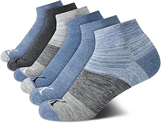 Women's Quarter Socks - 6 Pack Cushioned Athletic Ankle Socks for Women - Women's Sports Socks (Size: 4-10)