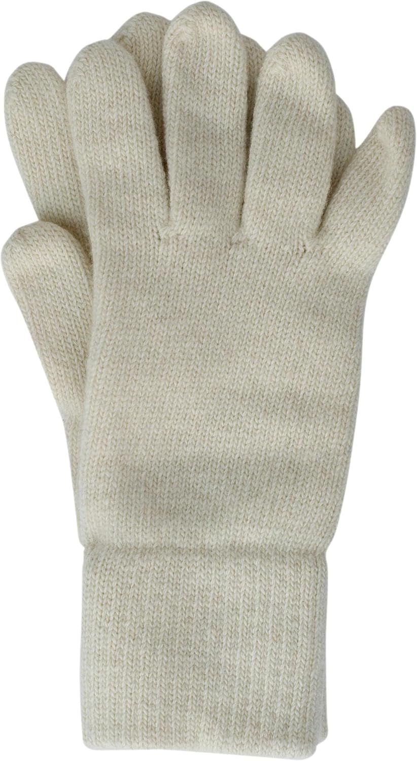 Damen Fingerlose Handschuhe Aus 100% Extrafeiner Wolle - Deutsch Hergestellt