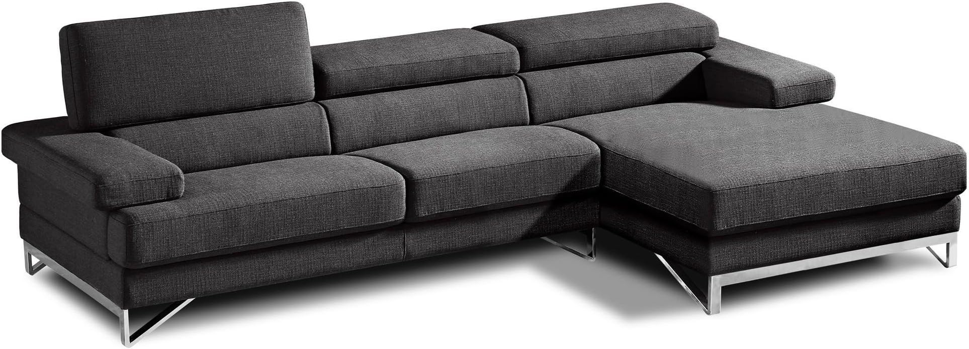 Divani Casa Coburn - Modern Fabric Sectional Sofa