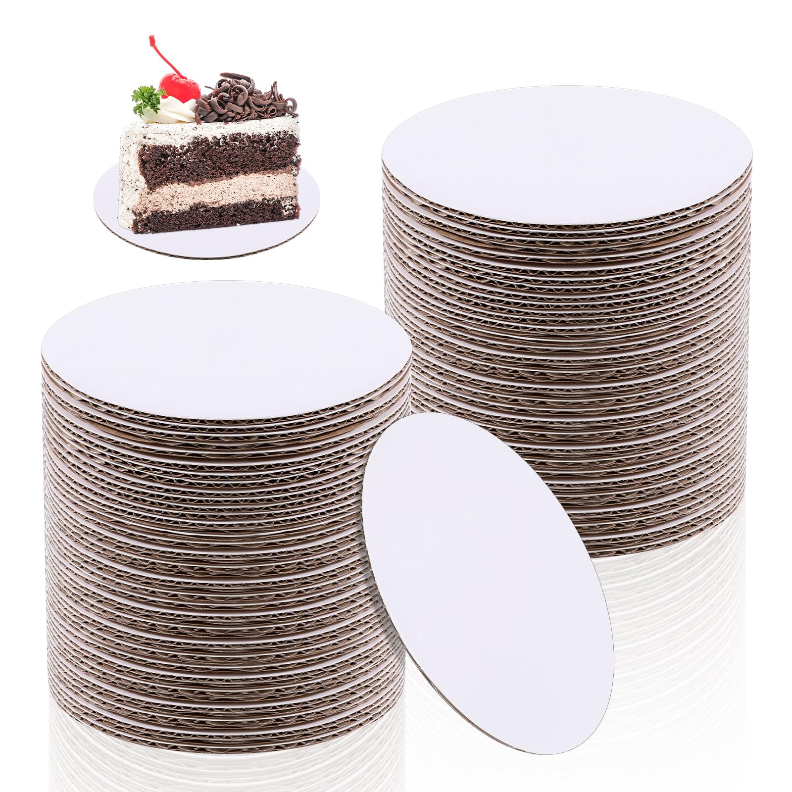 Planches à gâteau étanches et ingraissables pour pâtisserie Hariendny 5" 100 pcs