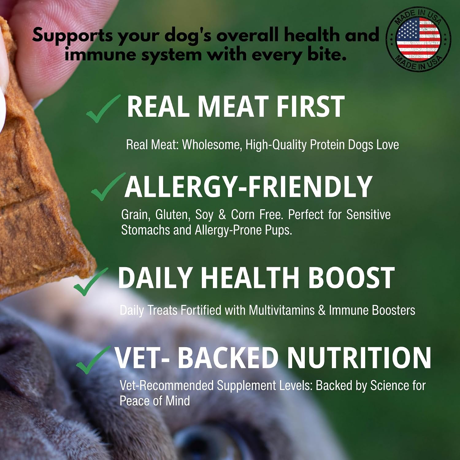 Loving Pets Activpetz Chicken Jerky Digestive Health + Probiotic Formula Dog Treat, 7 Oz