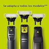 Philips OneBlade 3-Piece Replacement Knife and Body Care Kit, 3 Replacement Knives, Skin Protection, Body Comb, Compatible with All OneBlade Models, Durable Knives for Up to 4 Months, QP630/51