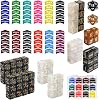 MTG Ability Keyword Token Dice Counter Set for Magic the Gatering MTG Buffing Token Life Counter Dice TCG Card Game Accessories A Color-122pcs