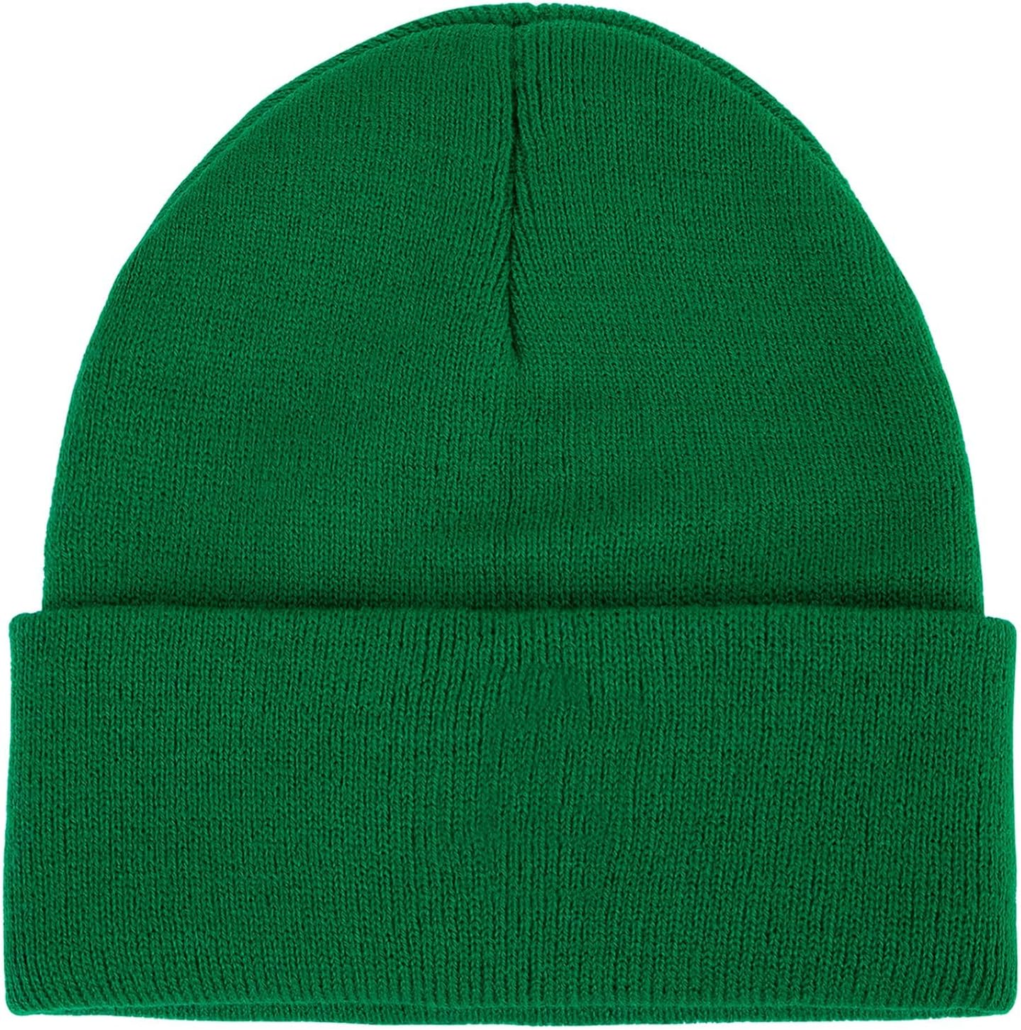 American Trends Winter Hats for Men Women Cuffed Beanies Hat Soft Plain Knit Hats Skull Caps