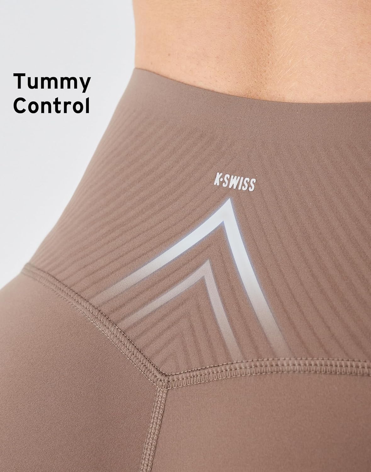 K-Swiss Workout Leggings for Women - High Waist Stretchy Soft Yoga Pants Gym Casual - Image 4