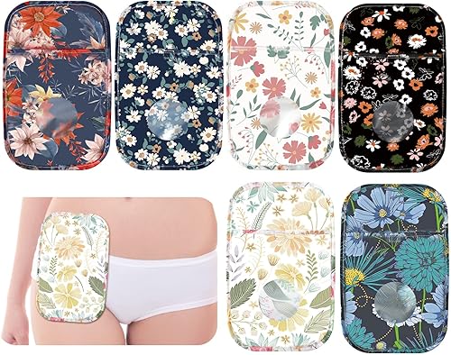 Sosation 6 fundas para bolsas de ostomía impermeables, fundas de ducha para ostomía, bolsas de colostomía ligeras, fundas de ducha con apertura para