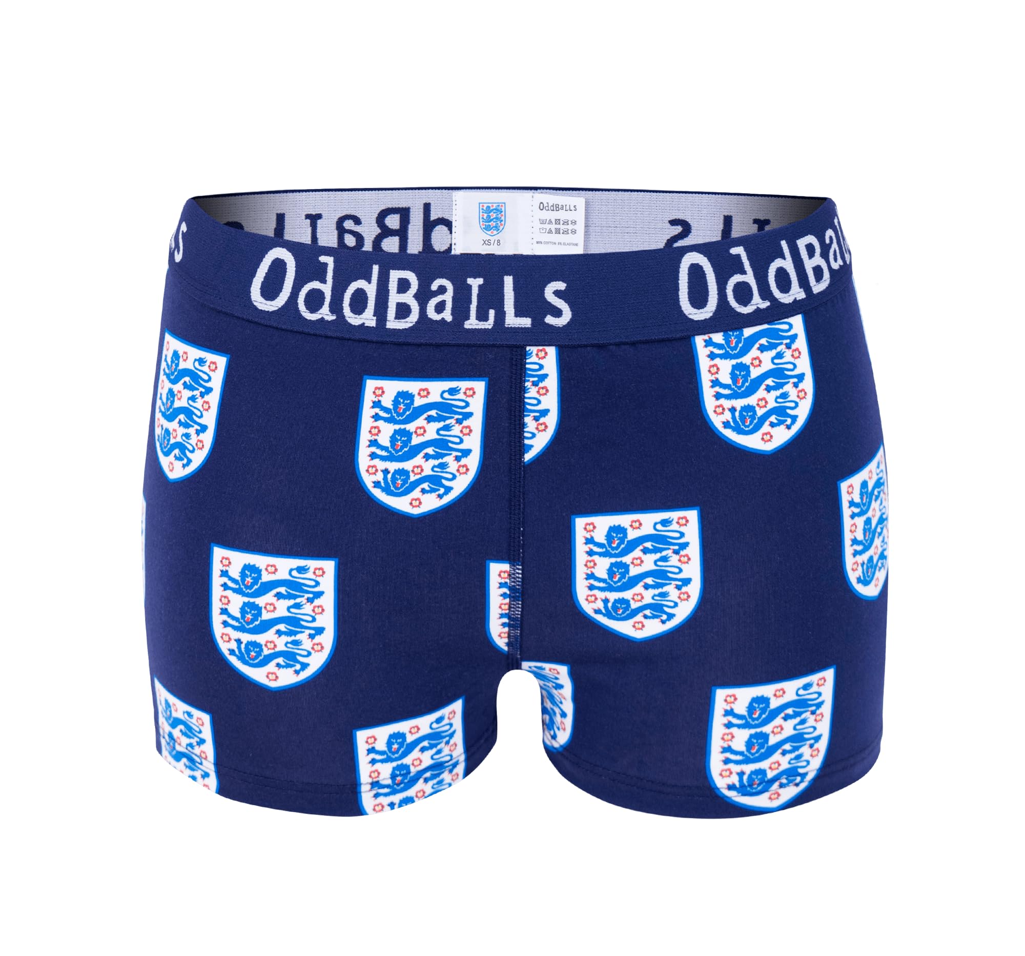 Oddballs Women's Multi England Fa Classic - Boxers - Size 14