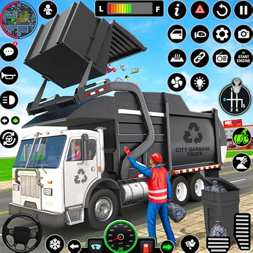 Garbage Driver Truck Driving Simulator Game Free For Kids