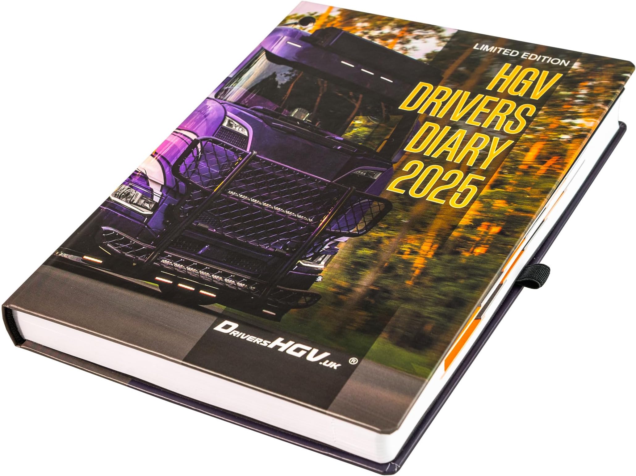 HGV Drivers Diary 2025: Trucker Log Book | Weekly Timesheet | Shift & Mileage Log | Expenses Log | Planner | Calendar | TACHO | EU HGV Rules | Mobile Apps QR Code| Lorry | Van | Coach | Bus | Gift