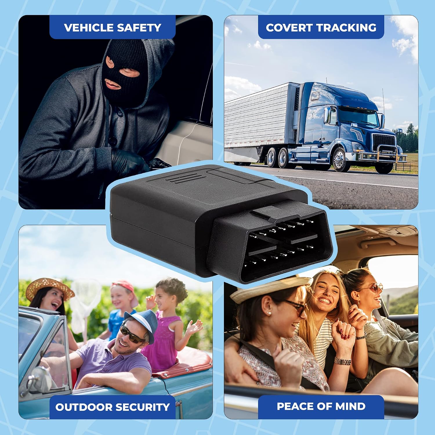trackport gps tracker for vehicles brickhouse security obd ii track car location and speed with mini obd tracking device monitor kids and vehicles