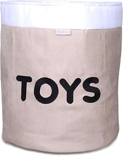 Cesto Organizador Toys Caqui/Cru, Giz de Cor Confecções, Caqui/Cru