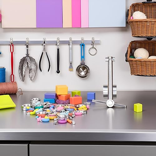 Miniatura 2 de 1 juego de extrusora de arcilla plateada, extrusora de lodo multifunción herramienta de escultura de modelado con 19 moldes de punta para