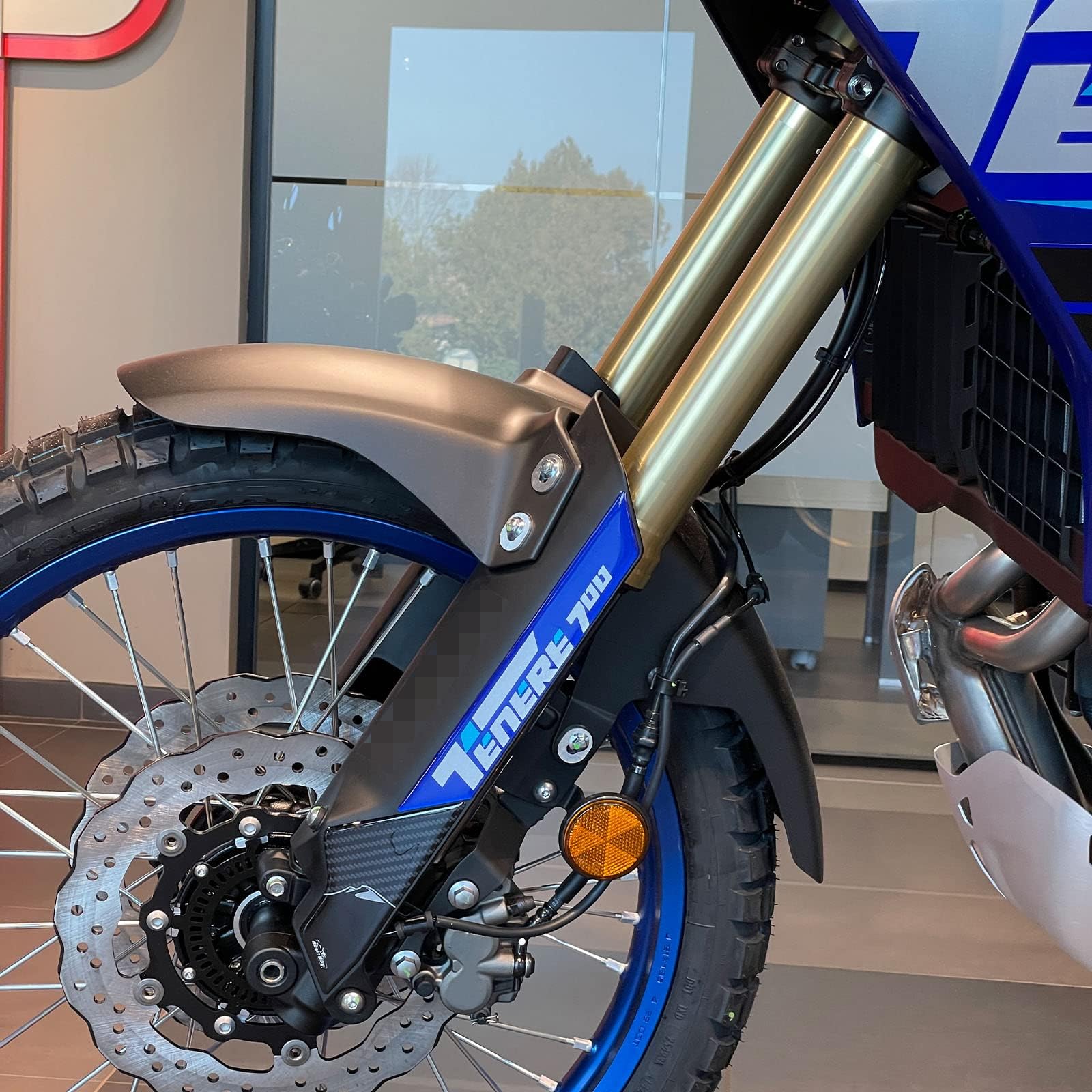 Resin Bike Adesivi Resinati 3D Per Yamaha Tenere 700 (2022-2023) – Protezione Paraffango E Parasteli Da Urti E Graffi – Coppia In Resina - 4