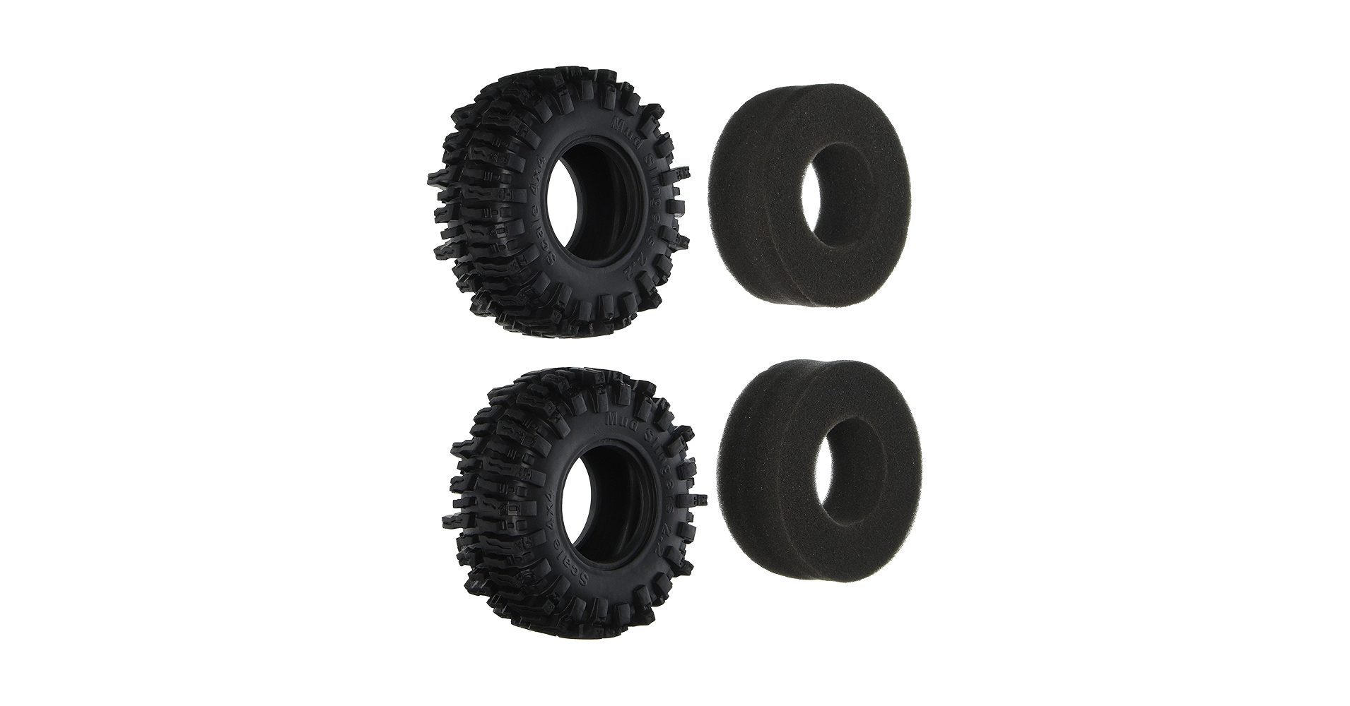 Amazon.com: RC4WD Z-T0097 Mud Slingers 2.2 Tires (1x Pair