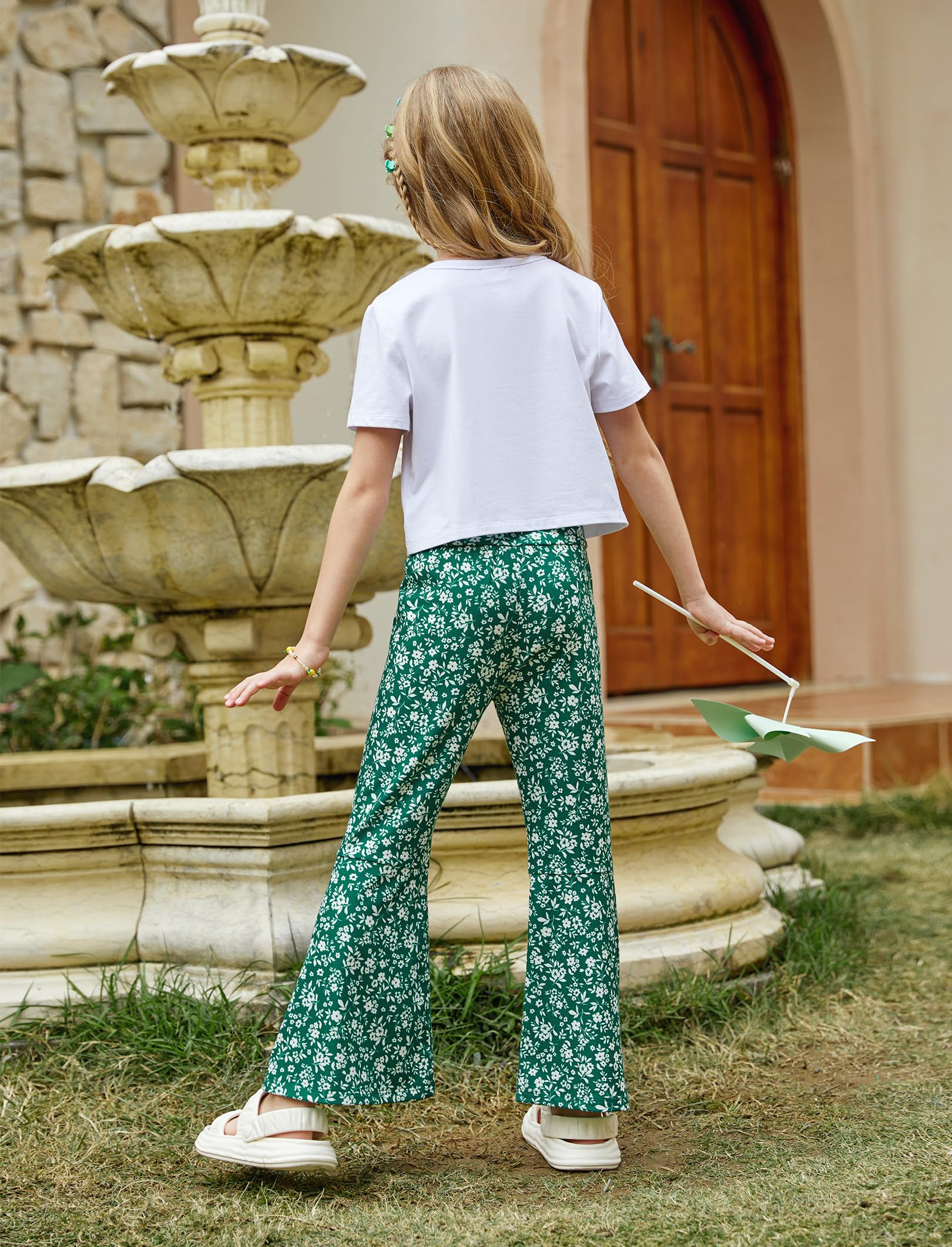 PATPAT Mädchen Outfit Hosen Geburtstag