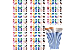280 PCS Mini Acrylic Paint Set Craft Kit