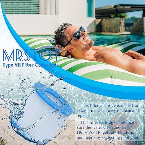 Miniatura 2 de Cartucho de repuesto tipo D para filtros de piscina de olas de verano, cartucho de filtro tipo DVII para 58385E, para cartuchos de filtro de verano