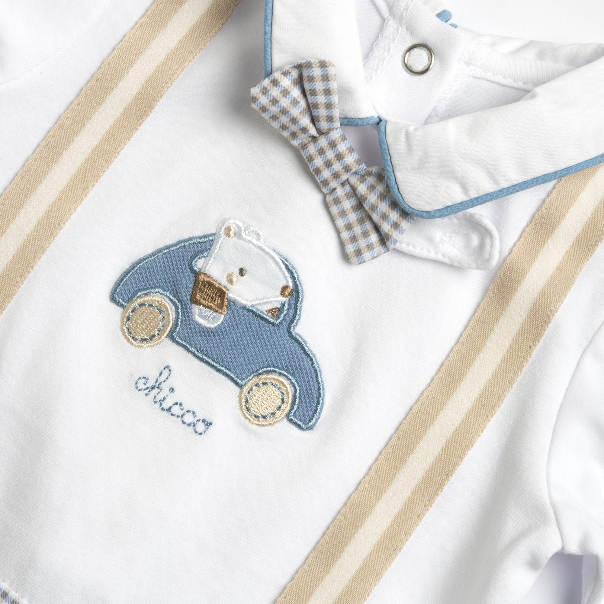 Chicco Tutina Con Apertura Entrogamba Pigiamino per bambino e neonato Bimbo 0-24 (Pacco da 1)