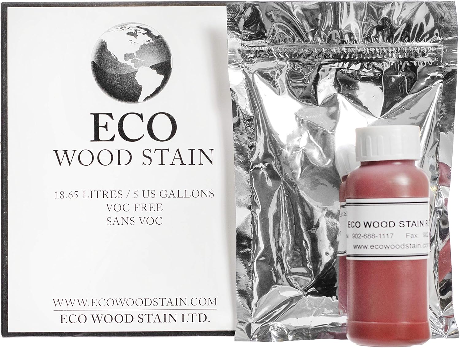 Promo 40% OFF Eco Wood Treatment 5 US Gallon, Long Lasting, Red, Semi-Transparent (1 Pack)