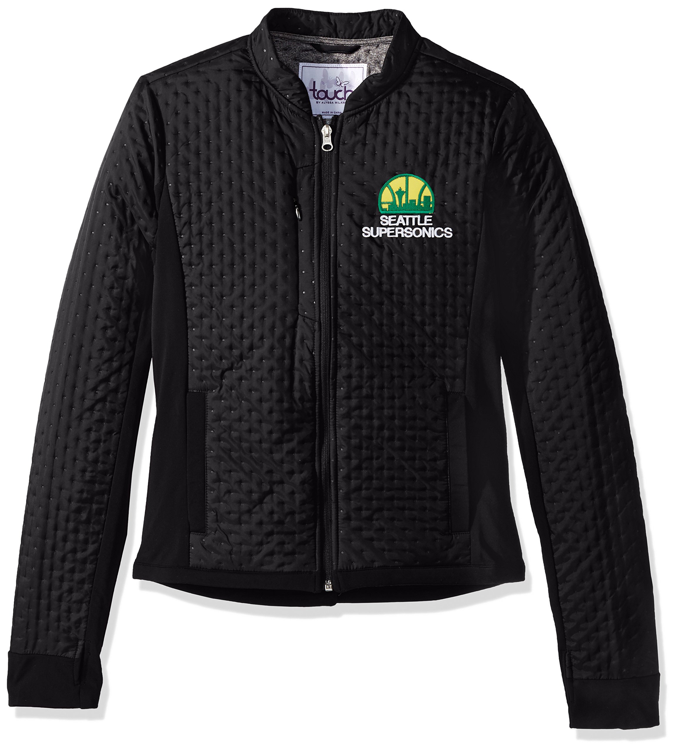Touch by Alyssa Milano Adult Women NBA Seattle Supersonics, Large, Black