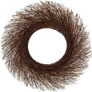 Rattan twig Branch Grapevine Wreaths - 18 Inch Sunburst Wreath Form for DIY Crafts - Rustic Plain Twig Wreath Making Supplies Base for Decor