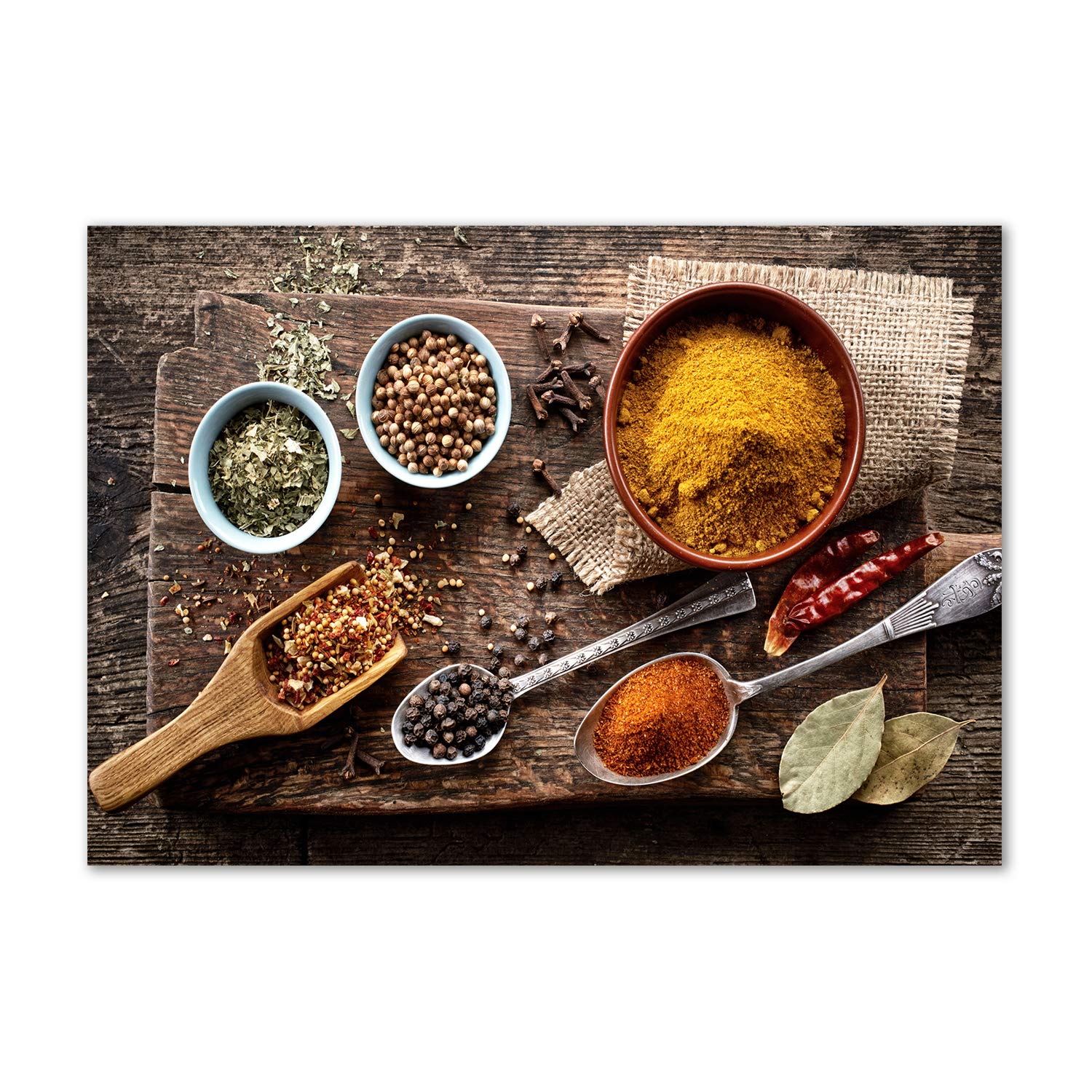 Tableau acrylique Tulup marron - Rénovez votre mur de cuisine sans verre fragile