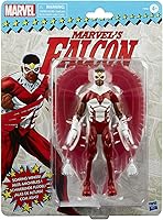 Vista 1 de Marvel Legends Series Marvel’s Falcon 6-inch Retro Packaging Action Figure Toy, 3 Accessories