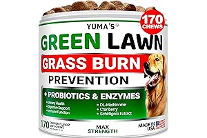 Dog Urine Neutralizer for Lawn - 170 Chews - Advanced Grass Green...