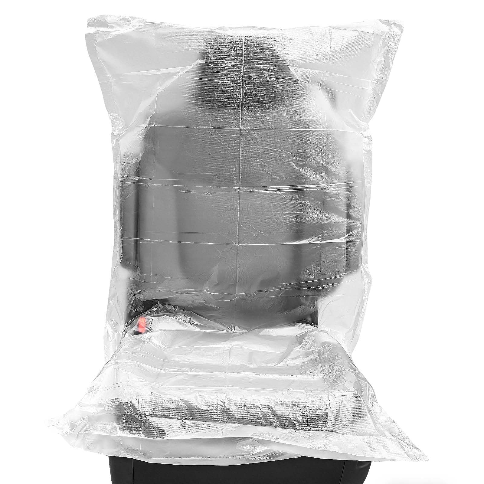 Lot de 100 housses protectrices de siège de voiture jetables en plastique (1,2 kg)