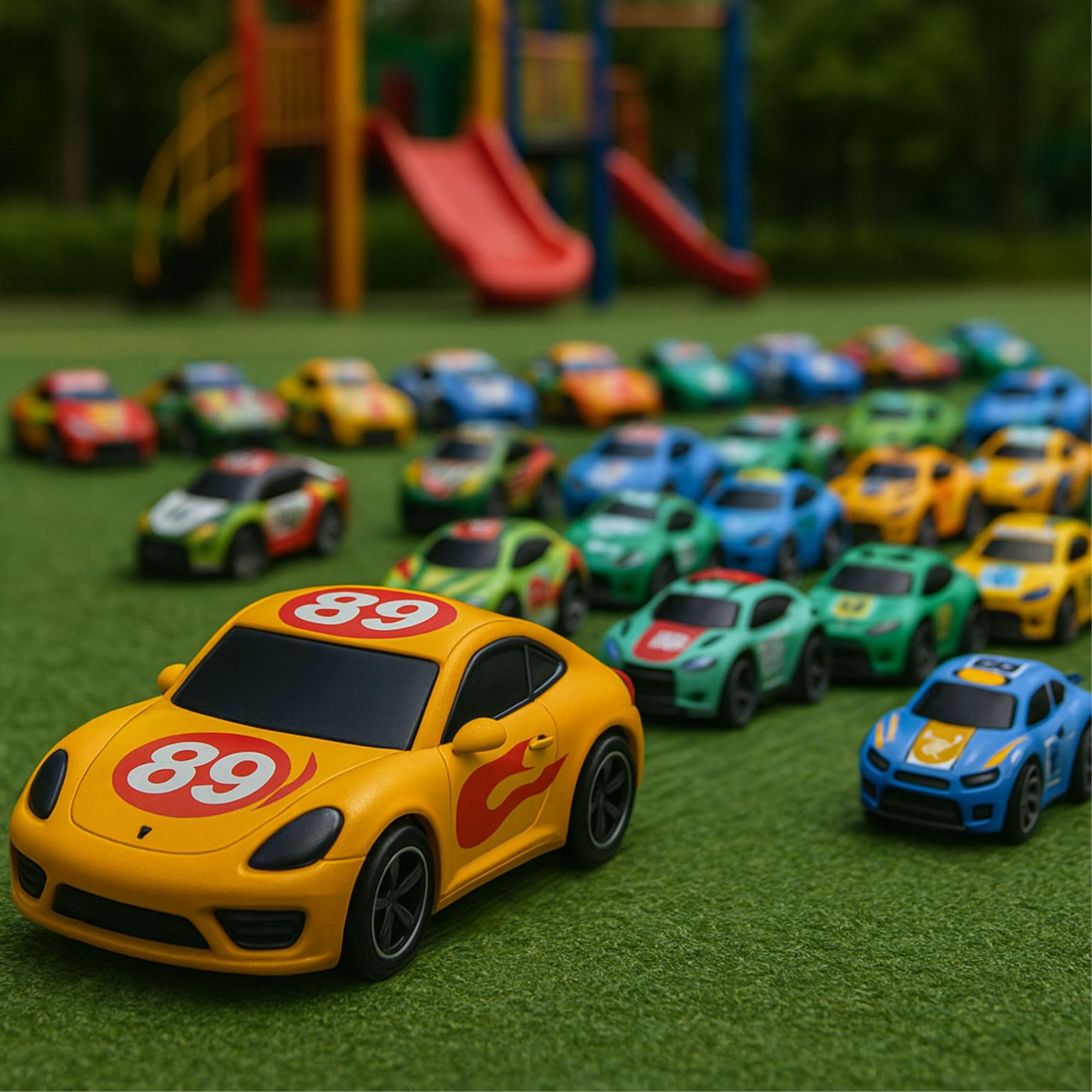 GRAPHENE Monster Truck - Push & Go 4WD Toy -13