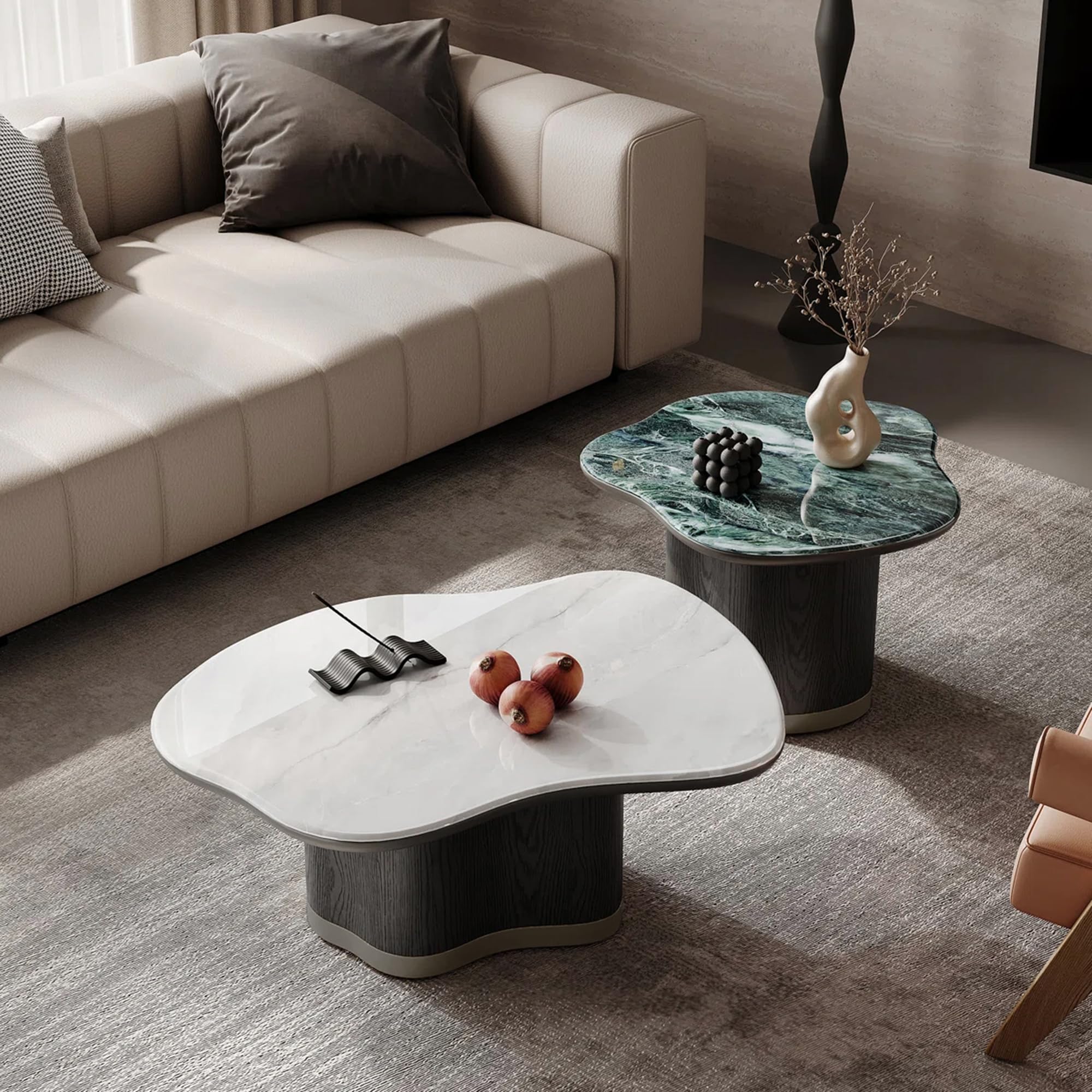 The Attic Milford Coffee Table Set, Modern Coffee Table for Living Room