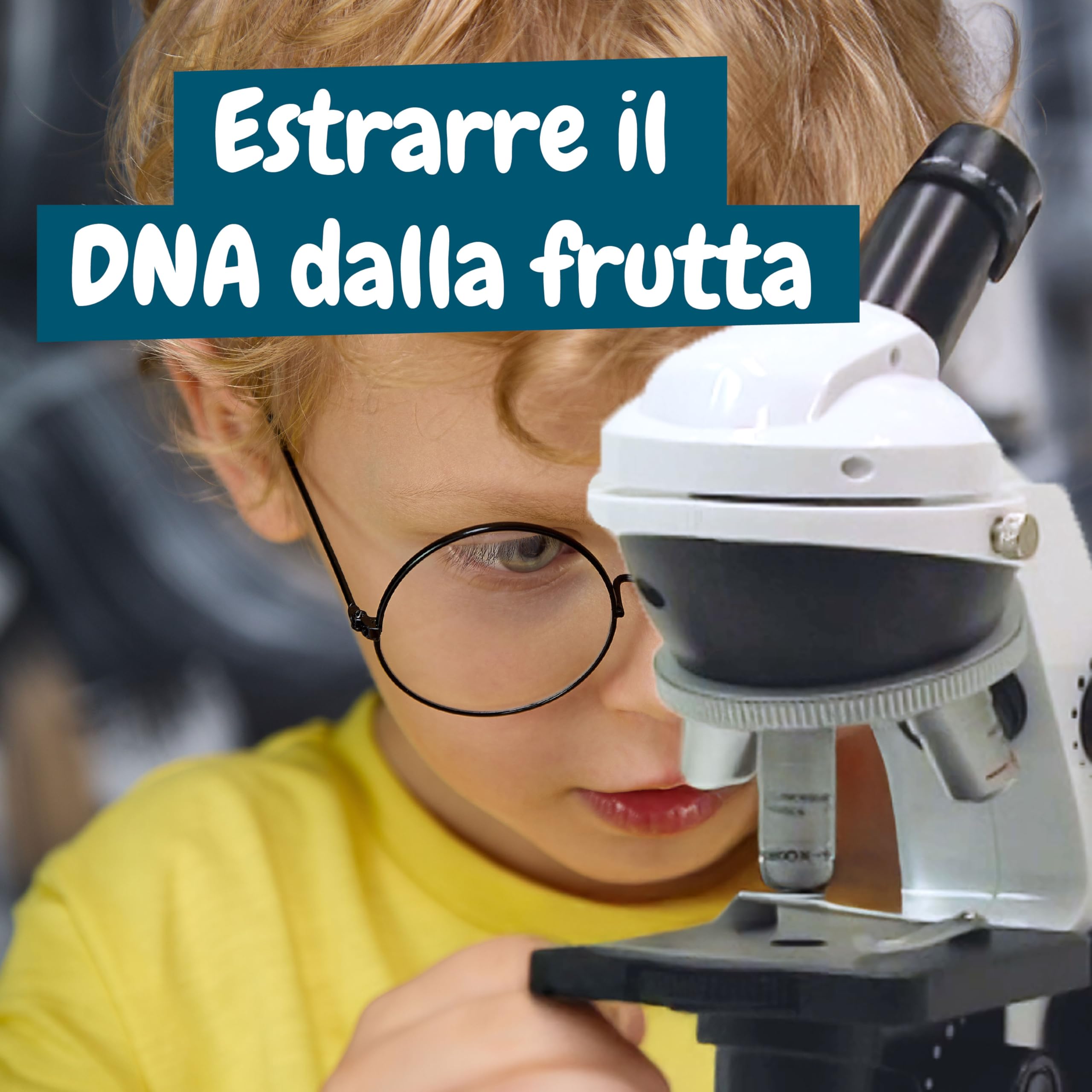 Science4you - Microscopio per Bambini +8 Anni - Laboratorio di Chimica con Vetrini per Microscopio Scientifico, 15 Esperimenti - Adattatore per Cellulare, Giochi Educativi per Bambini da 8-14 Anni