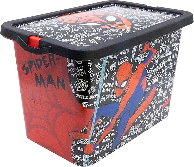 Spider-Man Aufbewahrungsbox mit Klickverschluss - 7 Liter Kinder-Madkasse