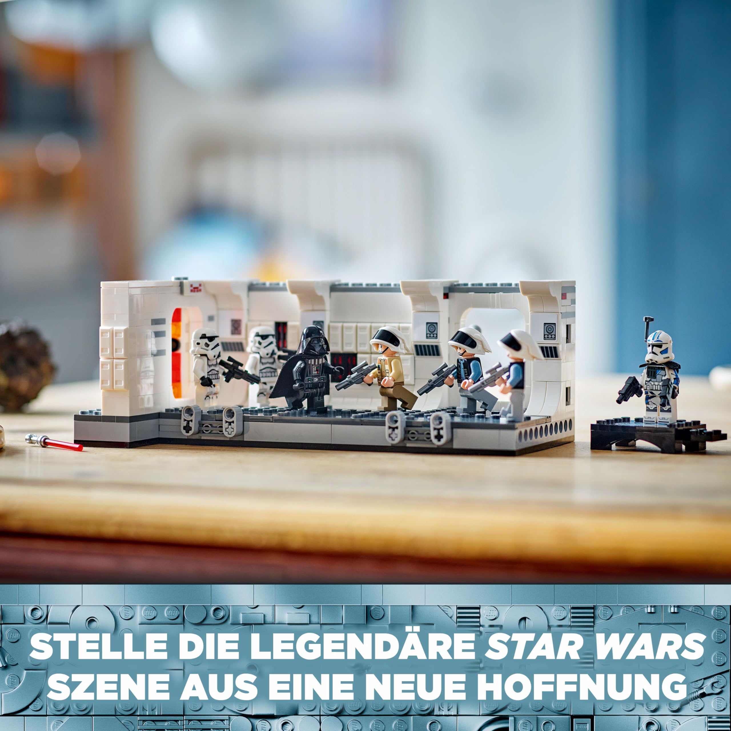 LEGO Star Wars 75387 An Bord der Tantive IV – Interaktives Spielzeug mit Explosionsfunktion, Plus 7 Mini-Figuren, darunter Darth Vader und ARC Trooper Fives – Geschenk für Jungen ab 8 Jahren und Fans