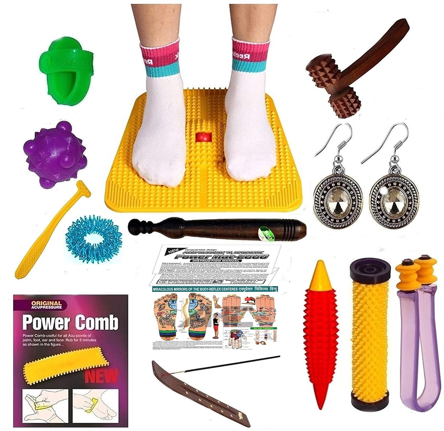 Buy ESCORB Acupressure Power Mat 2000 with Pyramids n Thai Foot