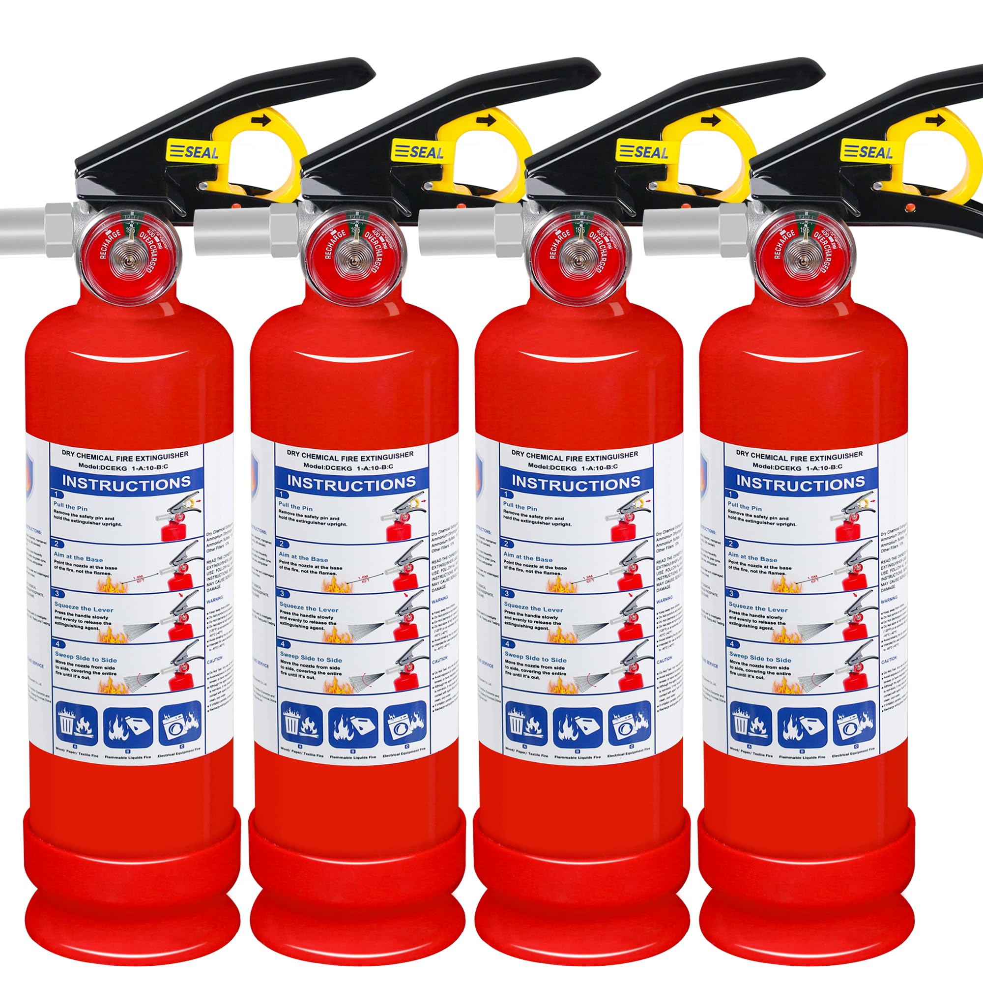 2.5 lb ABC Dry Chemical 4-Pack