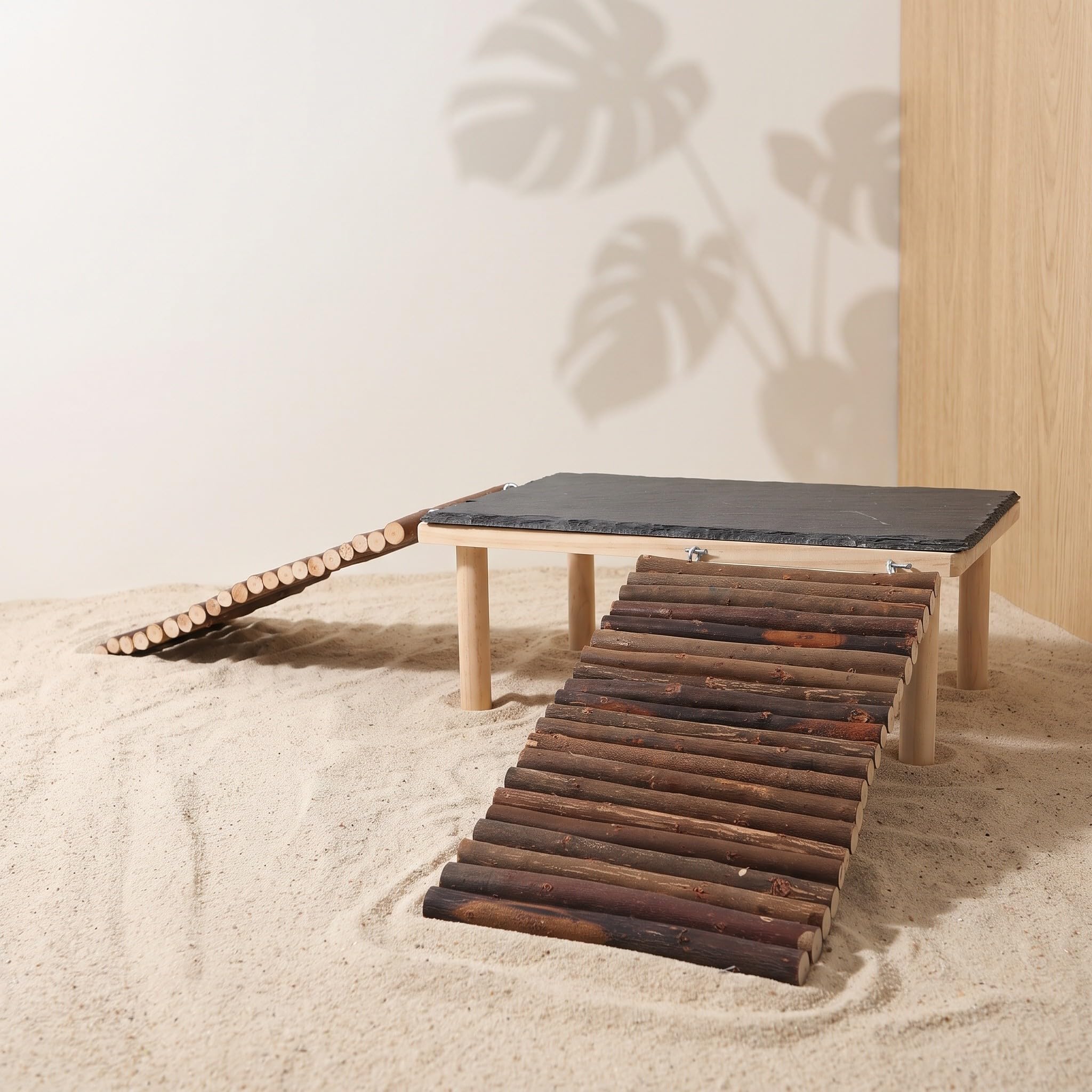 SHINEOFI Piattaforma di Basking per Drago Barbuto, Struttura Stabile in