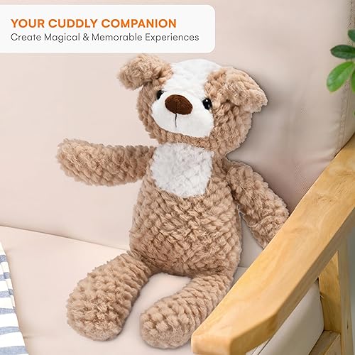 Miniatura 10 de CHILDLIKE BEHAVIOR Animales de peluche de elefante, peluche gris con orejas forradas de satén, tamaño pequeño, ultra suave, lavable, compañero