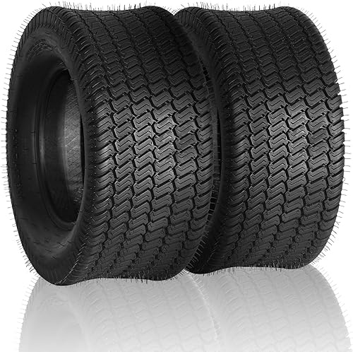 Miniatura 221 de AutoForever Juego de 2 neumáticos para tractor de jardín de 23 x 10.5-12 pulgadas, 4 capas, 23 x 10.50 x 12 pulgadas, sin cámara, para carrito