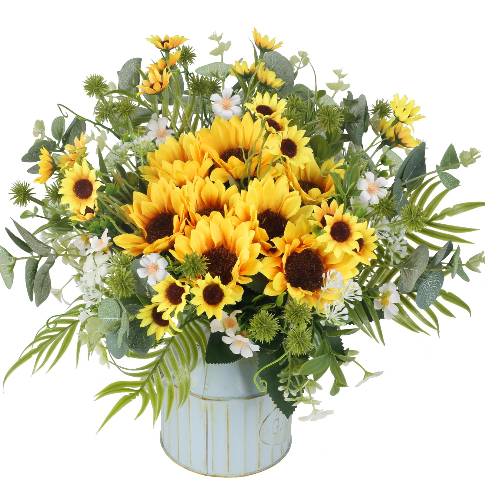 Wedding Bouquet HUAESIN Artificial Flowers Faux Sunflower Bouquets ...