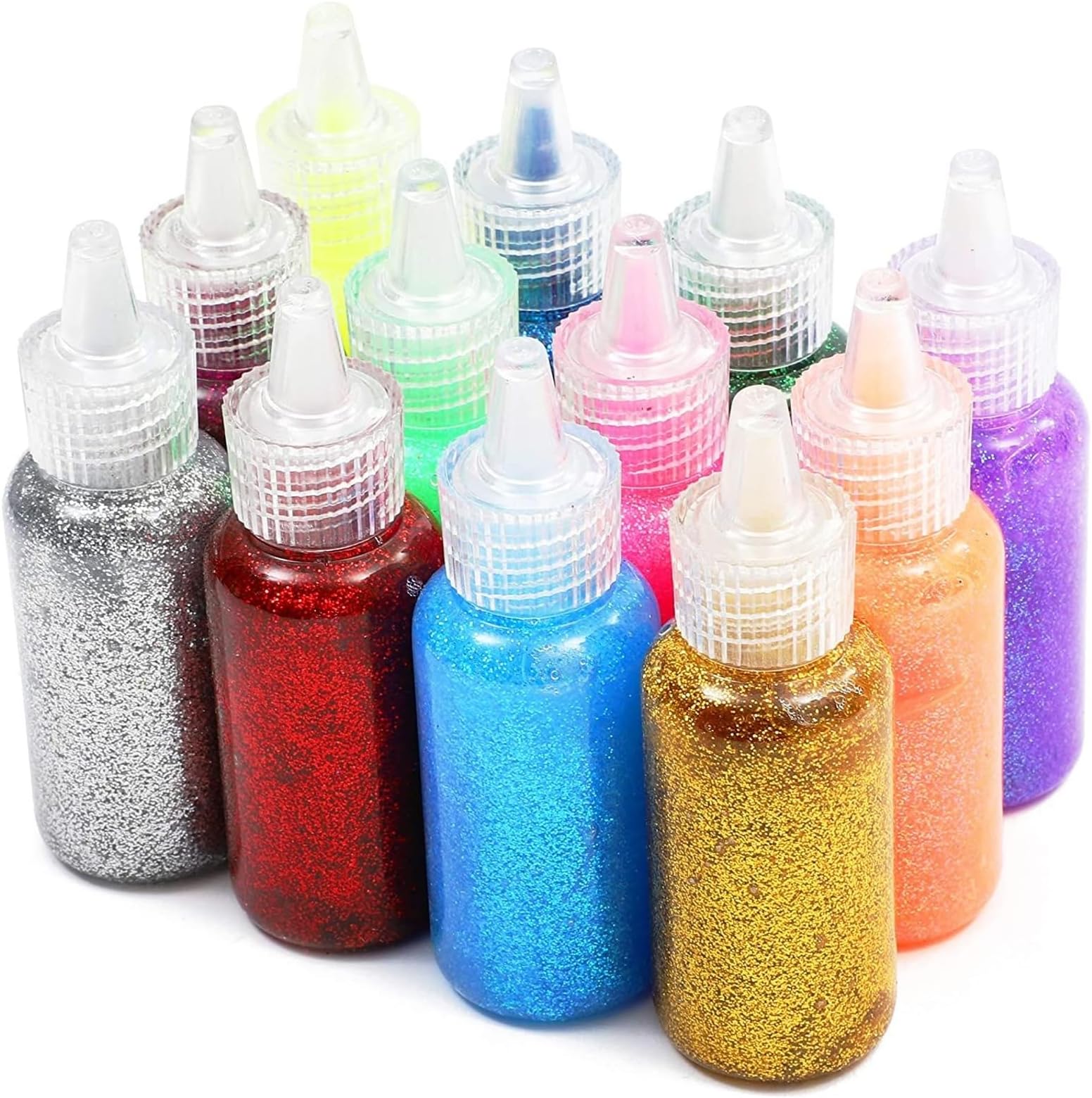 Elmer's 3D Washable Glitter Glue Pens, 31 Rainbow and
