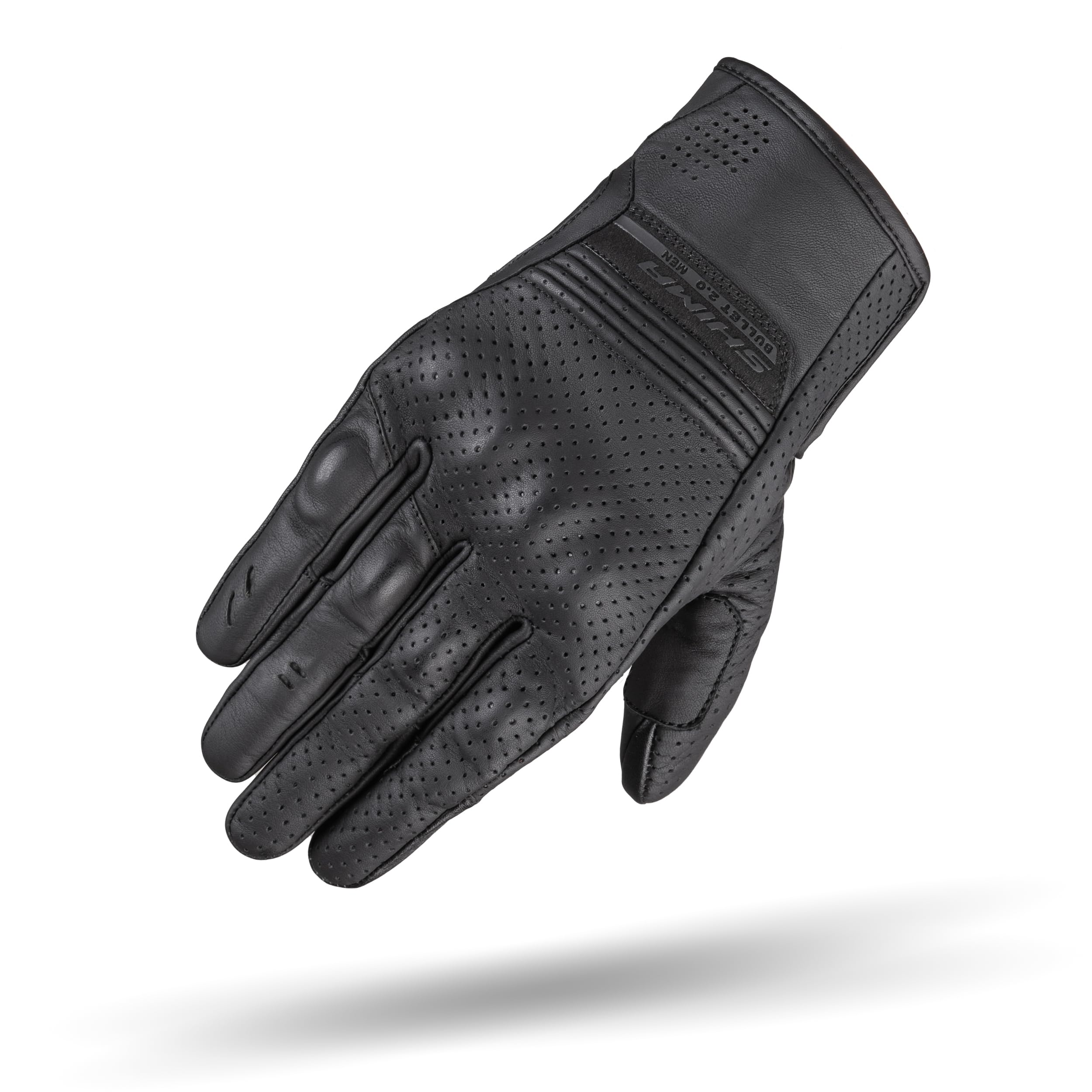 Shima Men's Black Bullet 2.0 Perforated Motorcycle Gloves
