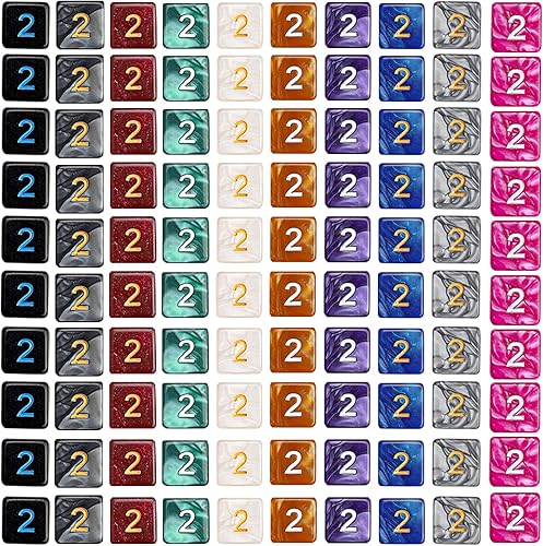 Miniatura 45 de CiaraQ Dados poliédricos DND (100 unidades) con una bolsa de dados compatibles con juegos de mesa de rol de Dungeons and Dragons DND RPG MTG