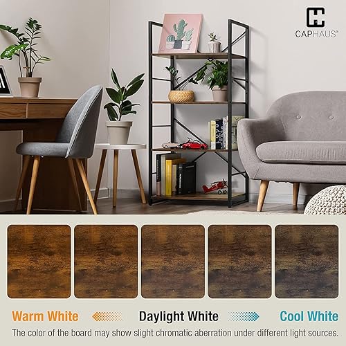 Miniatura 8 de CAPHAUS Estantería pequeña de 3 niveles, estante de pie de 24 pulgadas de ancho, organizador de almacenamiento de estantes, estantes industriales